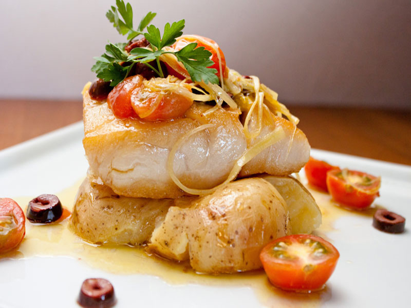 close-up of whitefish