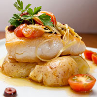 close-up of whitefish